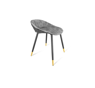 Обеденный стул SHT-ST19-SF1 / SHT-S95-1 (дымный/черный муар/золото) в Артеме
