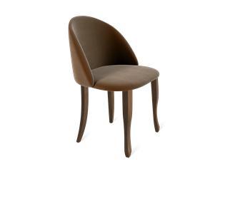 Обеденный стул SHT-ST35 / SHT-S122 (кофейный ликер/темный орех/черный муар) в Артеме