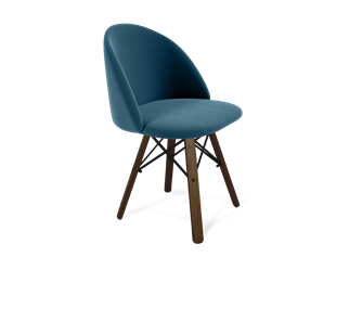 Обеденный стул SHT-ST35 / SHT-S70 (тихий океан/темный орех/черный муар) в Артеме