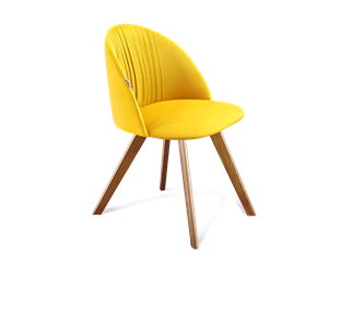 Обеденный стул SHT-ST35-1 / SHT-S39 (имперский жёлтый/светлый орех) в Артеме