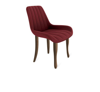 Обеденный стул SHT-ST37 / SHT-S122 (рубиновое вино/темный орех/черный муар) в Артеме