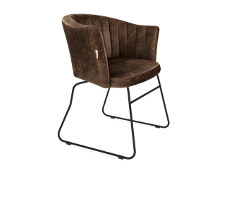 Обеденный стул SHT-ST42-1 / SHT-S167 (кофейный трюфель/черный муар) в Артеме