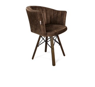 Обеденный стул SHT-ST42-1 / SHT-S70 (кофейный трюфель/темный орех/черный муар) в Артеме