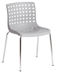 Кухонный стул SKALBERG (mod. C-084-A) 46х56х79 Grey (серый) / Chrome (хром) арт.19259 во Владивостоке
