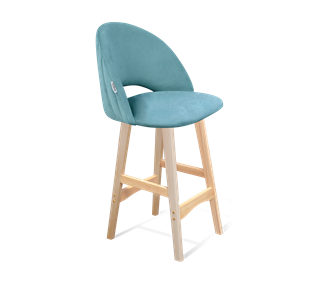 Полубарный стул SHT-ST34-1 / SHT-S65-1 (голубая пастель/прозрачный лак) в Артеме