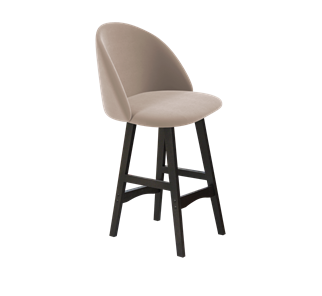 Полубарный стул SHT-ST35 / SHT-S65-1 (латте/венге) в Артеме