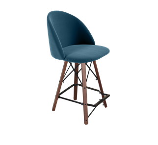 Полубарный стул SHT-ST35 / SHT-S80-1 (тихий океан/темный орех/черный) в Артеме