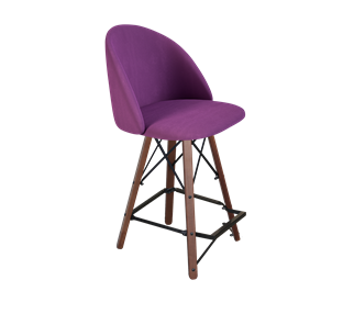 Полубарный стул SHT-ST35 / SHT-S80-1 (ягодное варенье/темный орех/черный) в Артеме