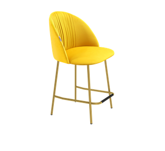 Полубарный стул SHT-ST35-1 / SHT-S29P-1 (имперский жёлтый/золото) во Владивостоке