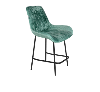 Полубарный стул SHT-ST37 / SHT-S29P-1 (зеленый чай/черный муар) в Артеме