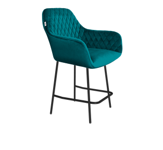 Полубарный стул SHT-ST38 / SHT-S29P-1 (альпийский бирюзовый/черный муар) в Артеме