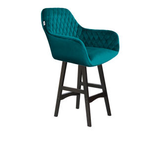Полубарный стул SHT-ST38 / SHT-S65-1 (альпийский бирюзовый/венге) в Артеме
