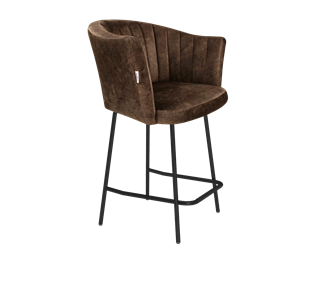Полубарный стул SHT-ST42-1 / SHT-S29P-1 (кофейный трюфель/черный муар) в Артеме
