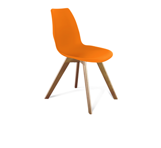 Обеденный стул SHT-ST29/S39 (оранжевый ral2003/светлый орех) в Артеме