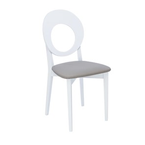 Обеденный стул Leset Хьюстон (Белый лак/экокожа 526) в Артеме