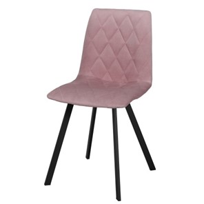 Мягкий стул Рэми ромб СРП-072 Эмаль черная мазерати пастельно-фиолетовый в Артеме