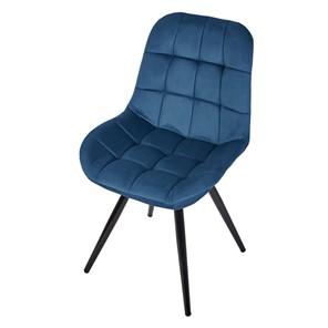 Обеденный стул POLINI Home Verona SM, синий-черный во Владивостоке
