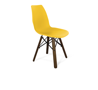Кухонный стул Sheffilton SHT-ST29/S70 (желтый ral 1021/темный орех/черный) в Уссурийске