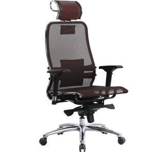 Офисное кресло Samurai S-3.04, темно-бордовый в Артеме