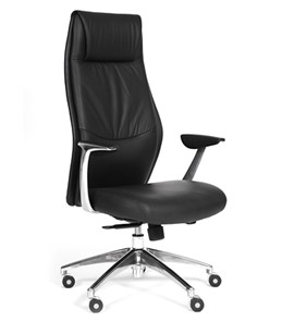 Офисное кресло CHAIRMAN Vista Экокожа премиум черная в Уссурийске