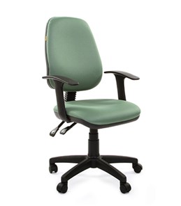 Офисное кресло CHAIRMAN 661 Ткань стандарт 15-158 зеленая во Владивостоке