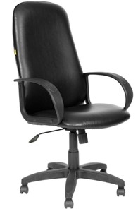 Кресло офисное CHAIRMAN 279, экокожа, цвет черный в Находке
