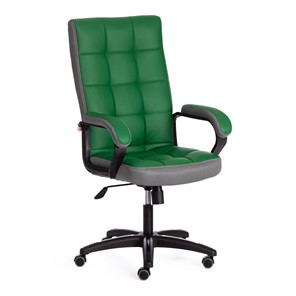 Компьютерное кресло TRENDY (22) кож/зам/ткань, зеленый/серый, арт.19519 в Артеме