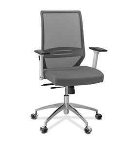 Кресло для руководителя Aero lux, сетка/ткань TW / серая/серая TW в Артеме