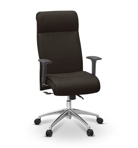 Кресло в офис Dark (подлокотники 3D) экокожа премиум / темно-коричневая CN1113 в Артеме