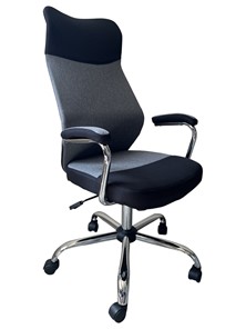 Кресло компьютерное C168 черный/серый в Уссурийске