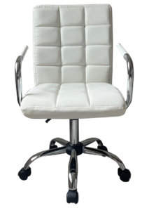 Кресло компьютерное C8545 белый в Артеме