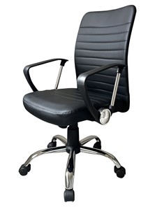 Кресло компьютерное С 161 W черный в Артеме