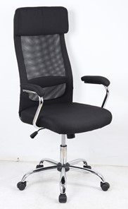Кресло офисное VASSA BLACK (чёрный) в Находке