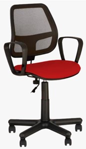Компьютерное кресло ALFA GTP (PM60) CAGLIARI черный, красный в Артеме