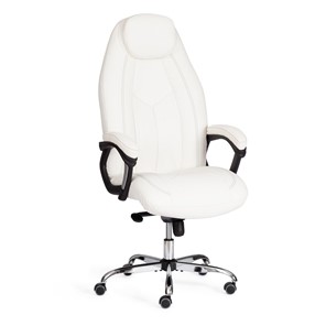 Офисное кресло BOSS Lux, кож/зам, белый, арт.21152 в Находке