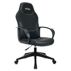 Офисное кресло BRABIX "Alpha GM-018", ткань/экокожа, черное, 532636, GM-018_532636 в Артеме