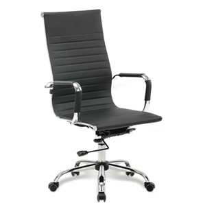 Офисное кресло BRABIX "Energy EX-509", экокожа, хром, черное, 530862 в Находке
