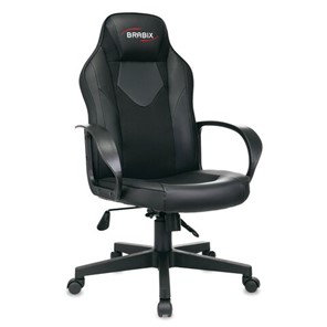 Компьютерное кресло BRABIX "Game GM-017", экокожа/ткань, черное, 532641, GM-017_532641 в Артеме