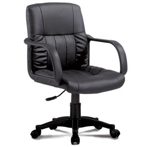 Офисное кресло Brabix BRABIX "Hit MG-300", с подлокотниками, экокожа, черное, 530864 в Артеме