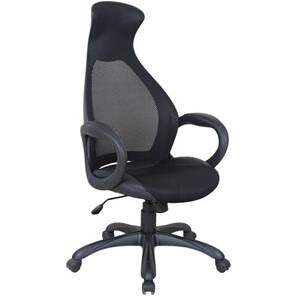 Офисное кресло Brabix Premium Genesis EX-517 (пластик черный, ткань/экокожа/сетка черная)   531574 в Находке