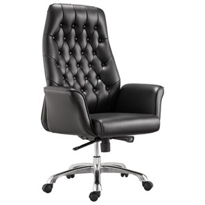 Офисное кресло Brabix BRABIX PREMIUM "Legacy EX-750", синхромеханизм, алюминий, экокожа, черное, 532492 во Владивостоке