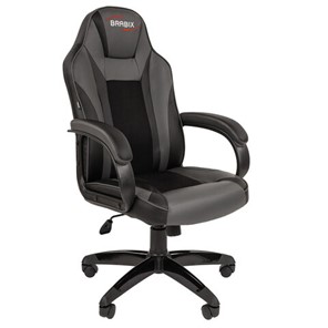 Офисное кресло BRABIX "Tanto GM-171", TW/экокожа, черное/серое, 532574, 7083502 в Артеме