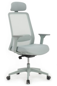 Кресло компьютерное Design WORK W-218C, Голубой в Артеме