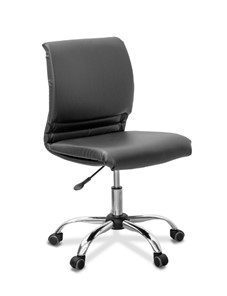 Кресло в офис Квадро Х, экокожа премиум / серо-коричневая CN6 в Артеме
