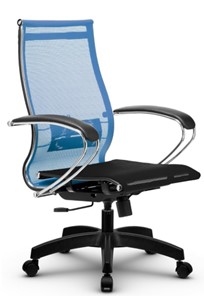 Кресло офисное МЕТТА B 2m 9/K131, Основание 17831 голубой/черный в Артеме