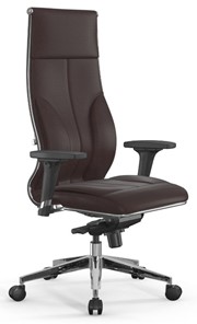 Кресло офисное Мetta L 1m 46/2D Infinity Easy Clean (MPES) мультиблок, нижняя часть 17839 темно-коричневый в Артеме