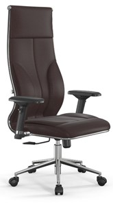 Кресло офисное Мetta L 1m 46/4D Infinity Easy Clean топган, нижняя часть 17852 темно-коричневый во Владивостоке