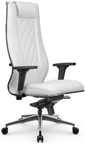 Кресло офисное МЕТТА L 1m 50M/2D Infinity Easy Clean мультиблок, нижняя часть 17839 белый в Артеме