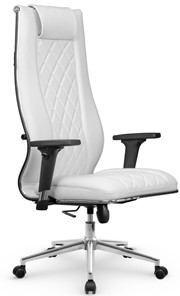Кресло офисное МЕТТА L 1m 50M/2D Infinity Easy Clean топган OMS, нижняя часть 17853 белый во Владивостоке