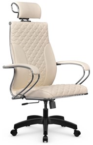 Офисное кресло Metta L 2c 44C/K116 Infinity Easy Clean топган, нижняя часть 17831 молочный во Владивостоке